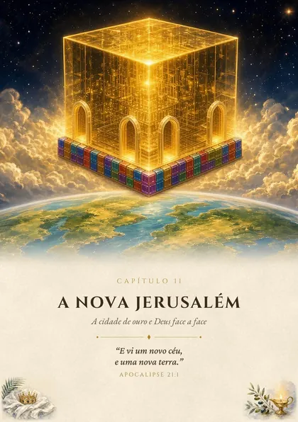 Abertura ilustrada do capítulo 11, A Nova Jerusalém